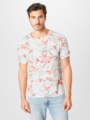 Key Largo Regular Fit T-Shirt 'JUNGLES' in Mischfarben: predná strana