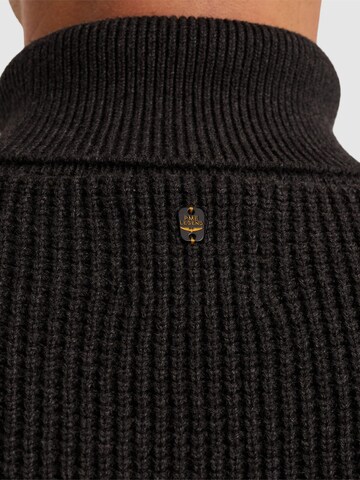 PME Legend Pullover 'Turtleneck pullover with texture' i grå