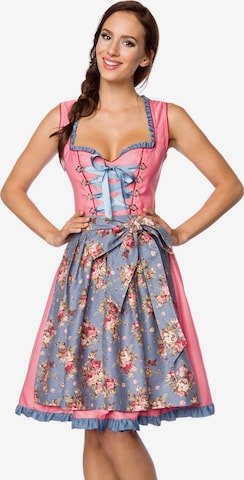 Dirndline Dirndl in Pink: Vorderseite