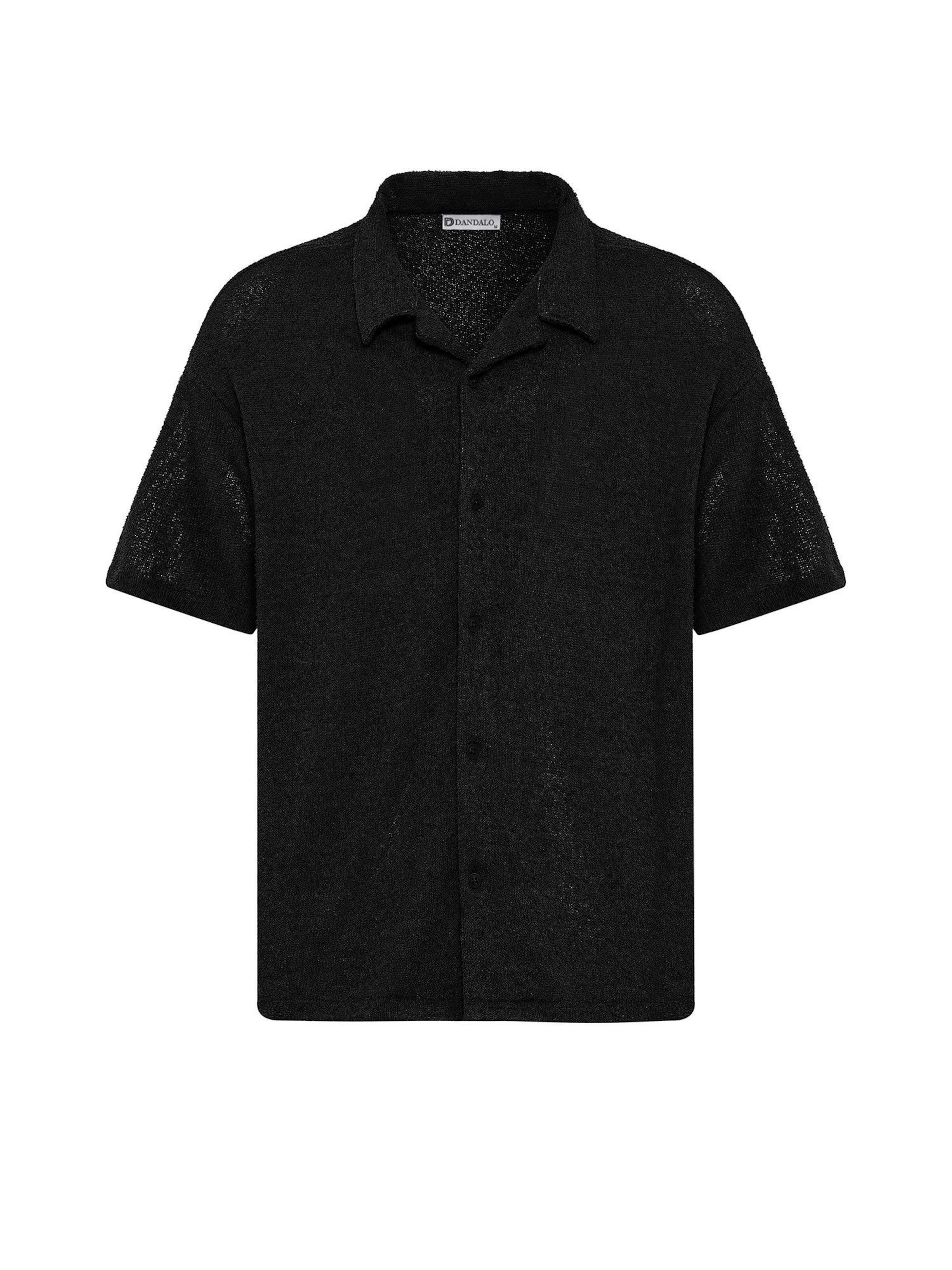 Dandalo Comfort Fit Πουκάμισο σε μαύρο: μπροστά