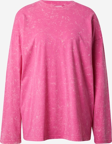 Monki T-shirt i rosa: framsida