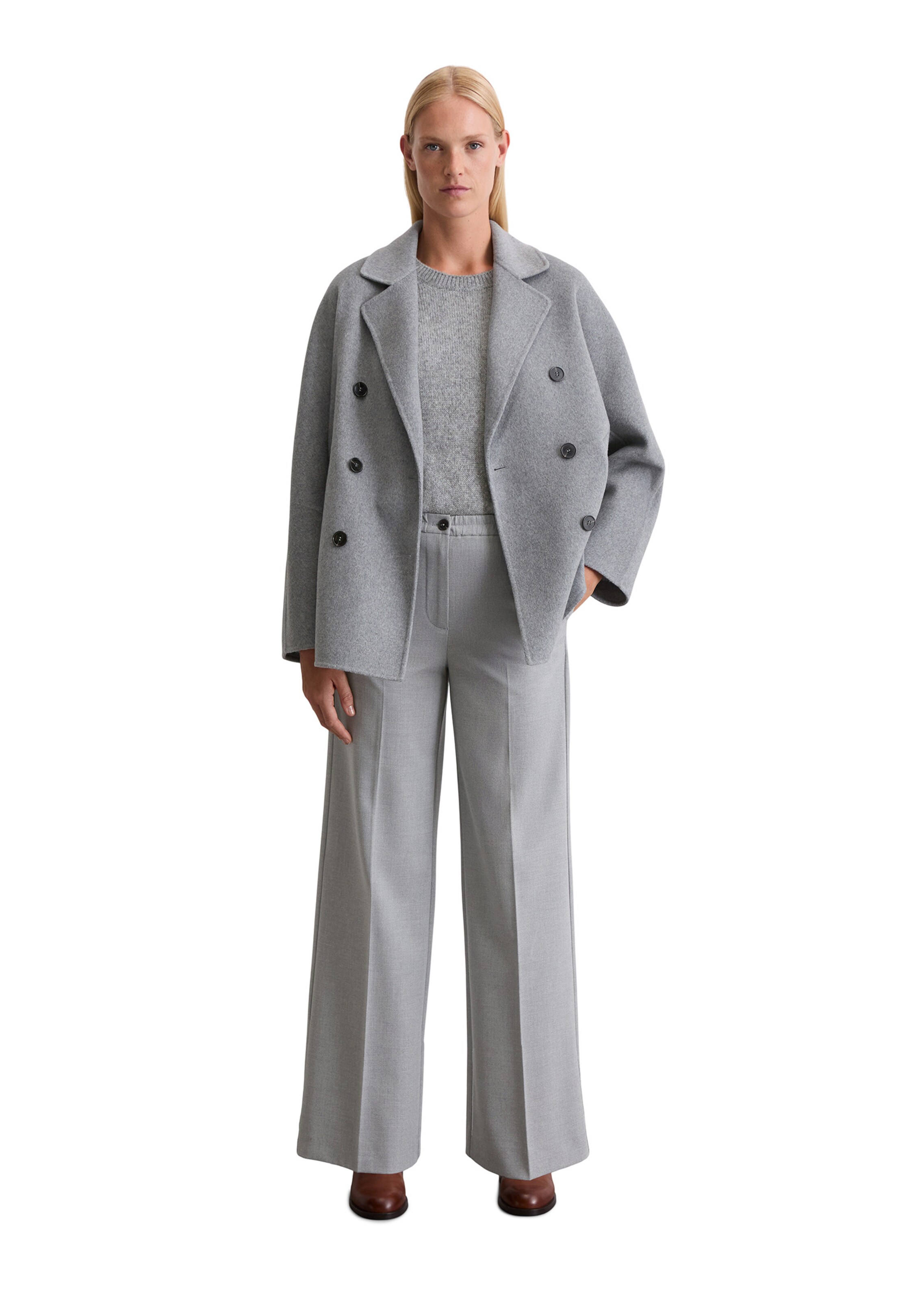 Manteau mi-saison Marc O'Polo en gris