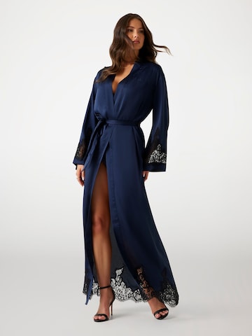 GUESS Morgenmantel 'Daphne' in Blau: Vorderseite