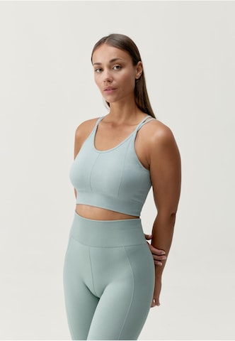 Born Living Yoga Bralette Bra 'Sarvan' in Green: front