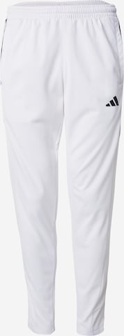 balta ADIDAS PERFORMANCE Siaurėjantis Sportinės kelnės: priekis