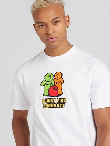 Carhartt WIP T-shirt 'Gummy' i vit