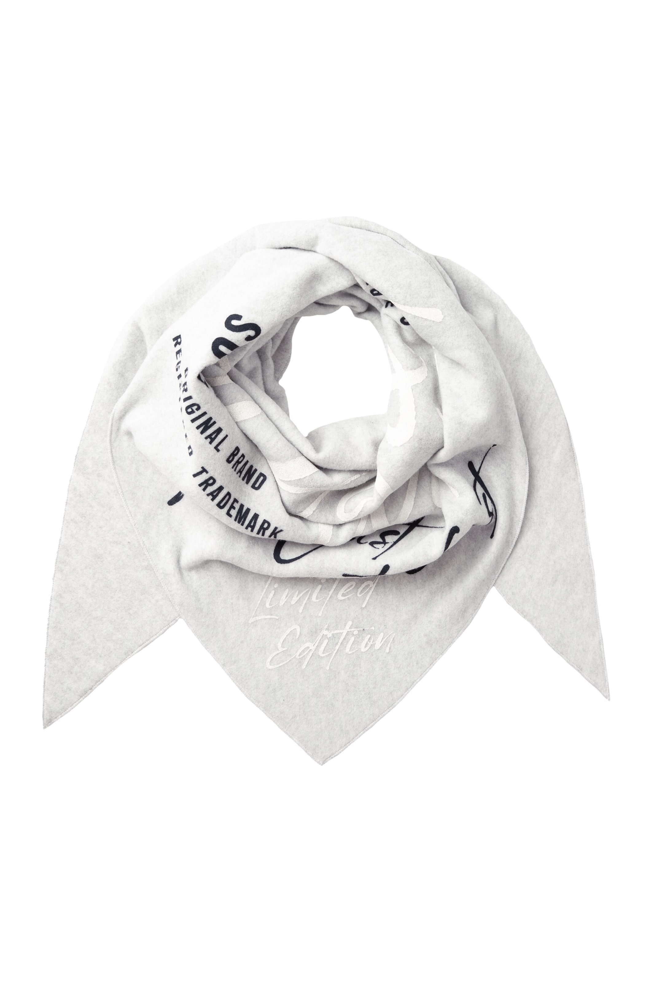 Soccx Tuch in Grau: Vorderseite