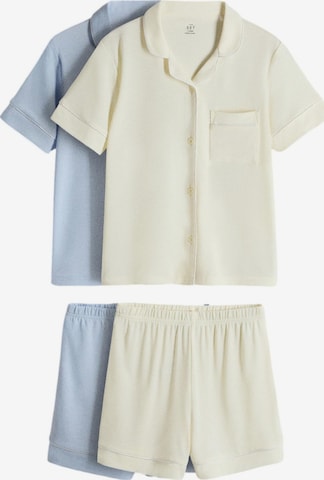 The Set Schlafanzug in Blau: Vorderseite