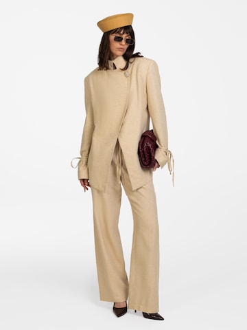 mandragora Blazer 'Torre'‌‌‌‌‌‌‌‌ in Beige: Vorderseite