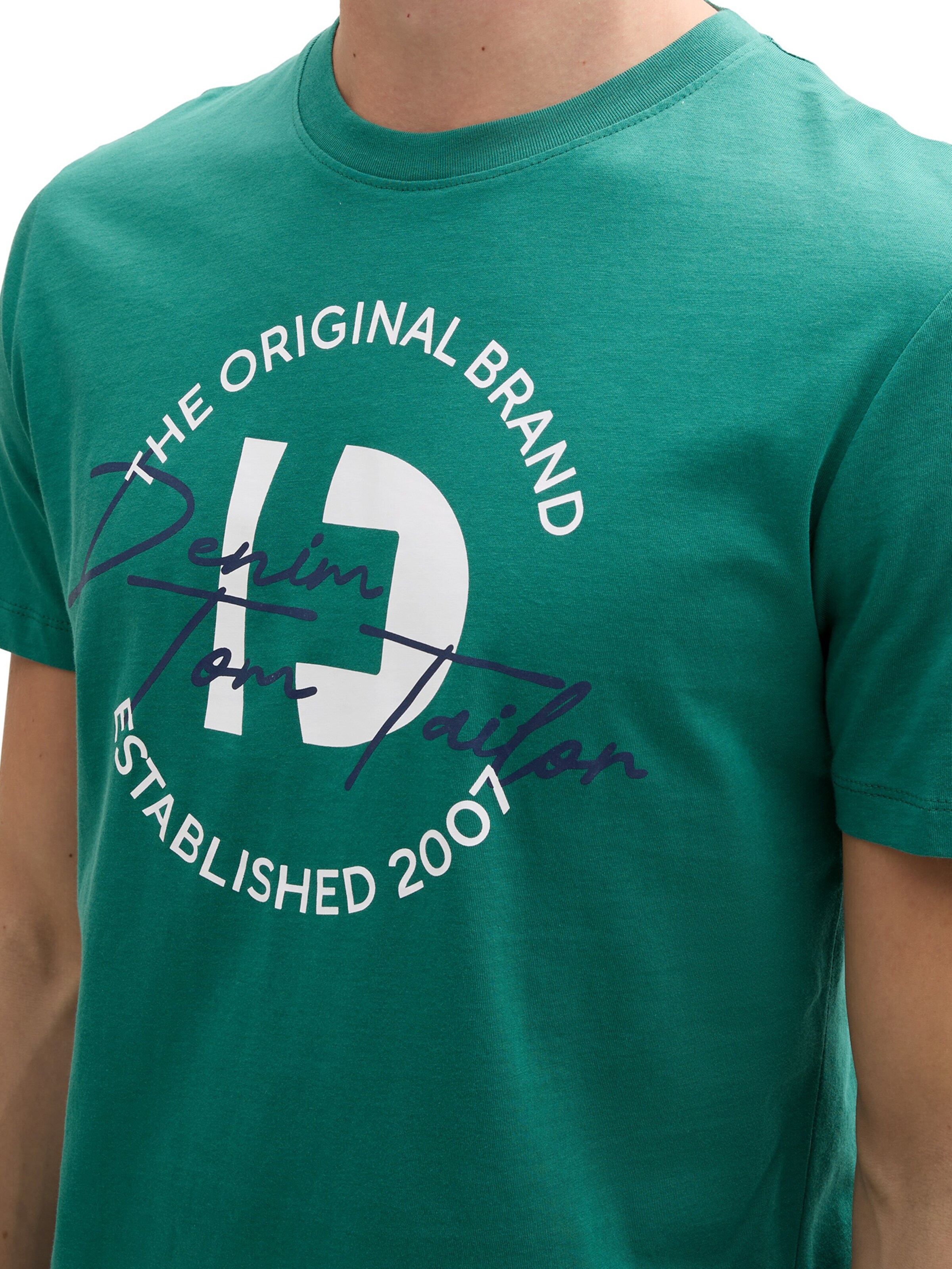 TOM TAILOR DENIM Shirt in Groen