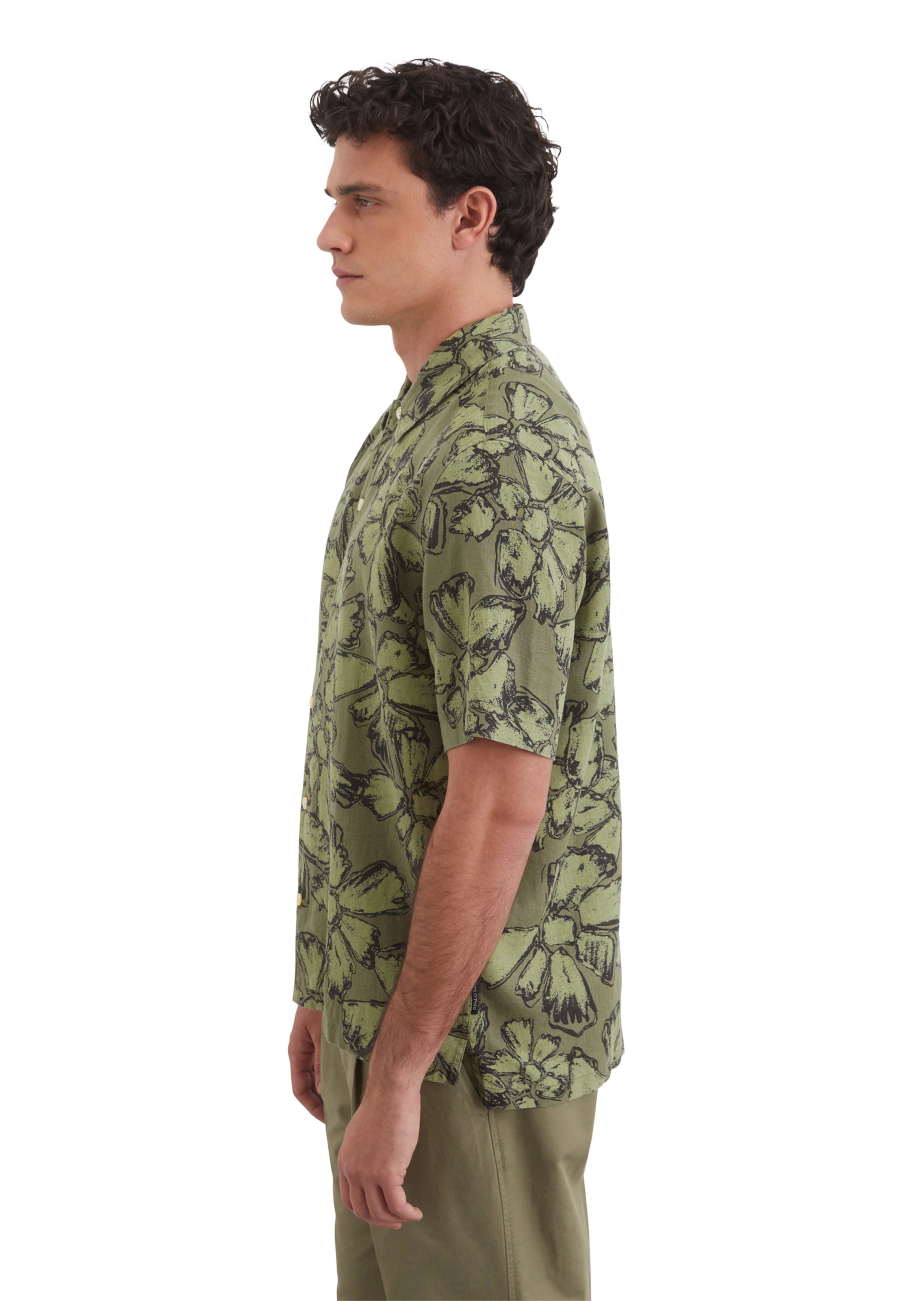 Marc O'Polo Regular fit Button Up Shirt in Green