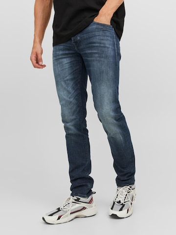 Coupe slim Jean 'Tim Solar' JACK & JONES en bleu : devant