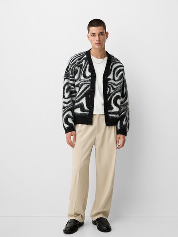 Bershka Knit cardigan in Black