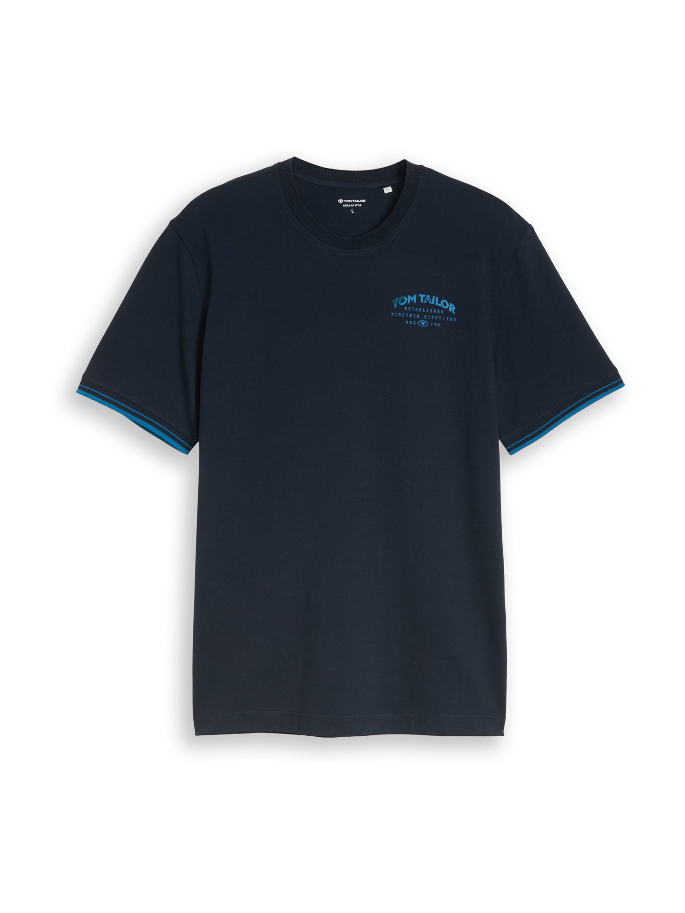 TOM TAILOR T-Shirt in Blau: Vorderseite