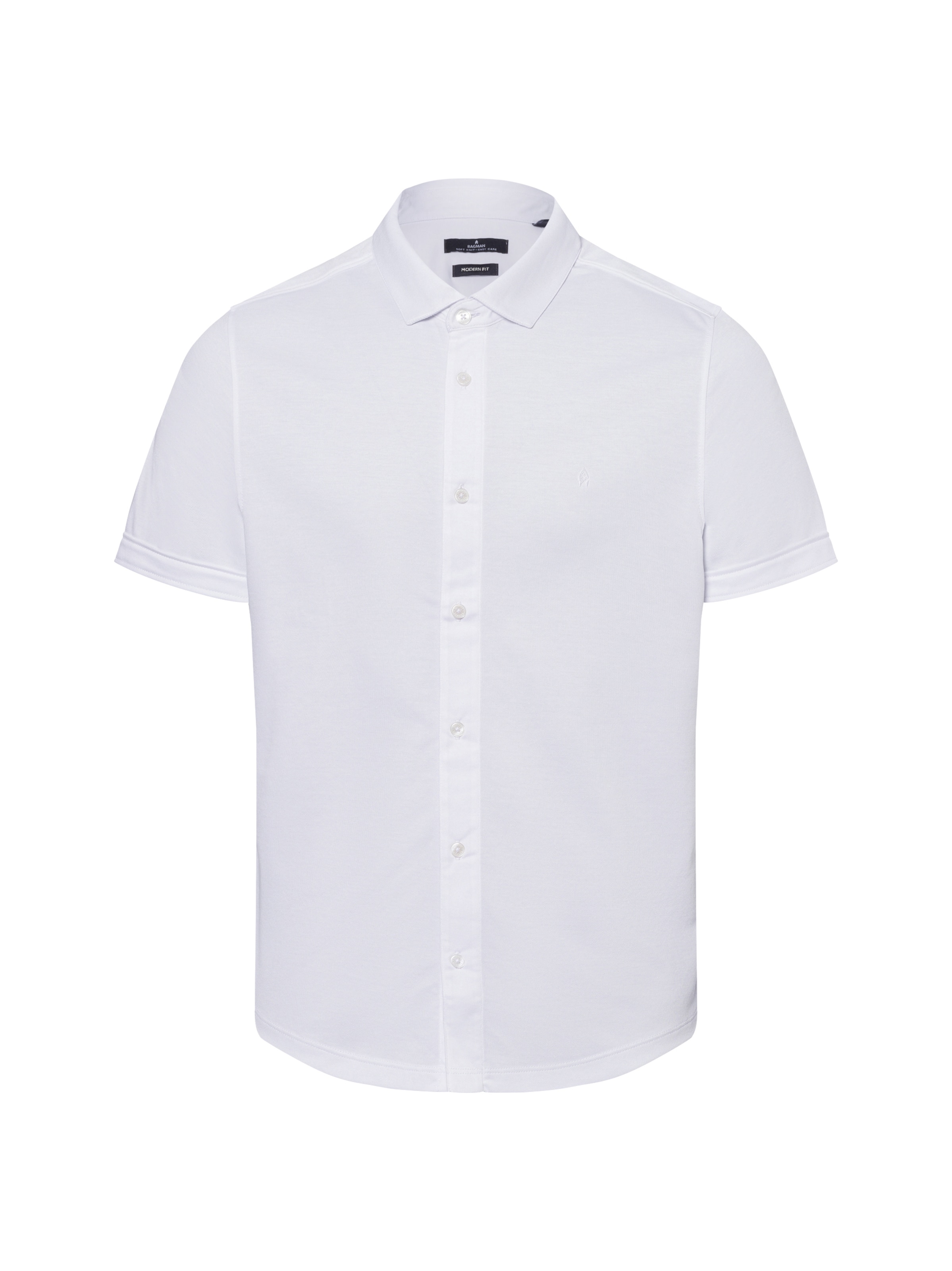Coupe regular Chemise Ragman en blanc : devant