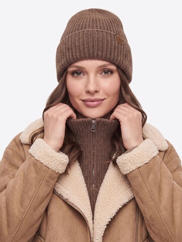 Vivisence Beanie '70125' in Brown