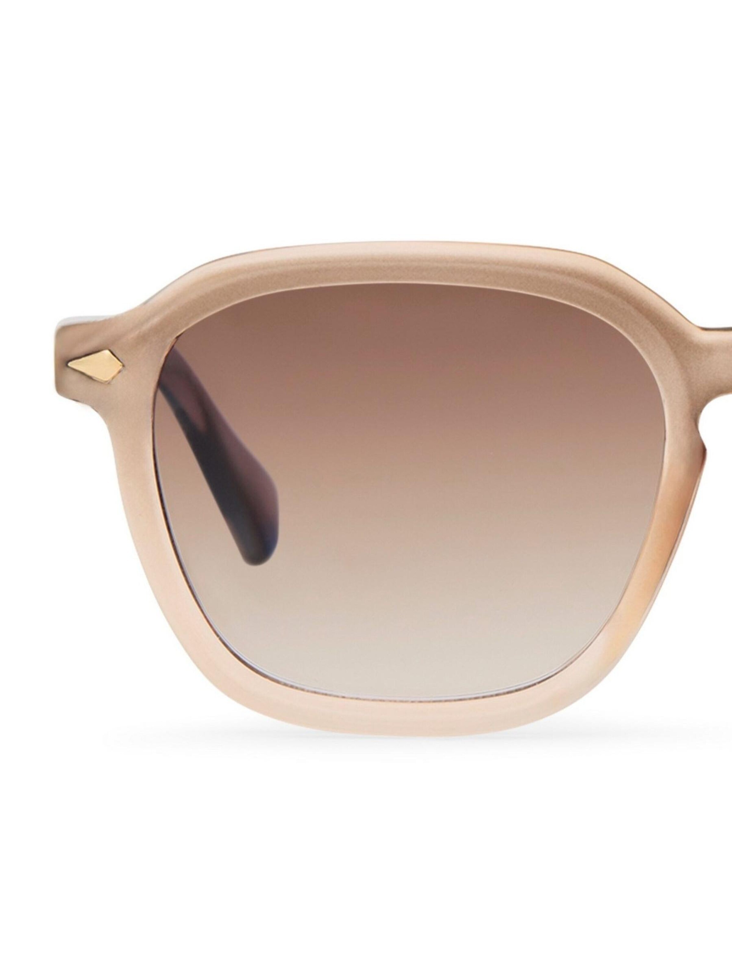 Lunettes de soleil 'Modern Wayfarer' Maxte en beige