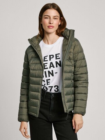 Giacca invernale 'AMMY ' di Pepe Jeans in verde: frontale