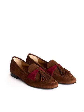 Flarelle Moccasin 'Fruscio' in Brown