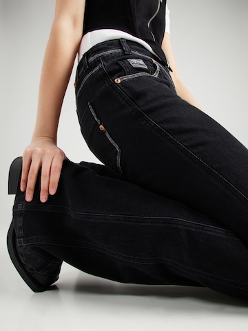 melns Versace Jeans Couture Plati gali Džinsi 'Brittany'