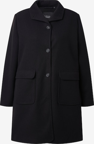 Ulla Popken Mantel in Schwarz: Vorderseite