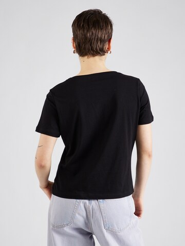 Sisley - Camiseta en negro