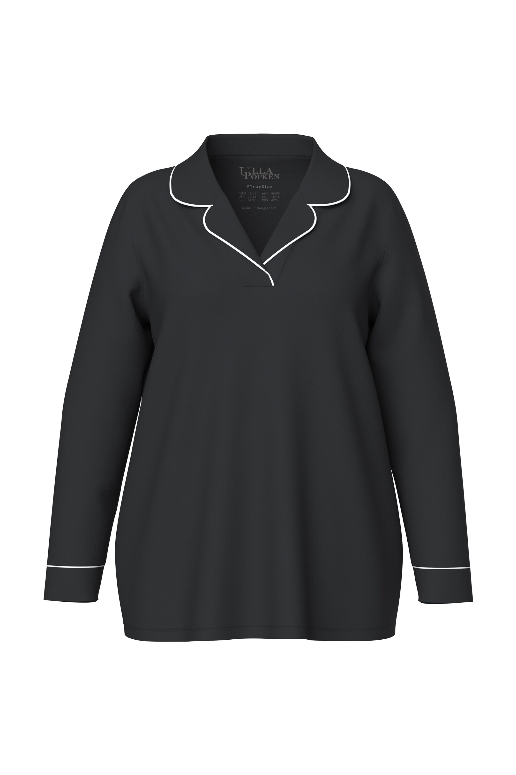 Ulla Popken Pyjamabroek in Zwart