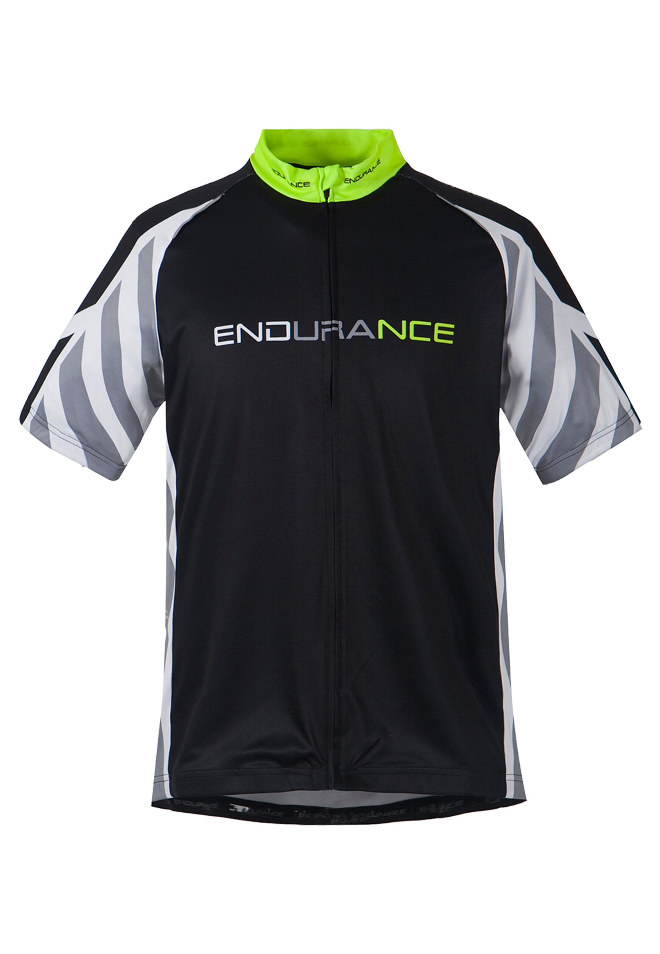 ENDURANCE Radtrikot 'Parmer M Cycling' in Schwarz: Vorderseite