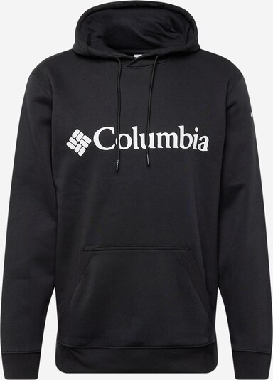 COLUMBIA Sweat de sport en noir / blanc, Vue avec produit