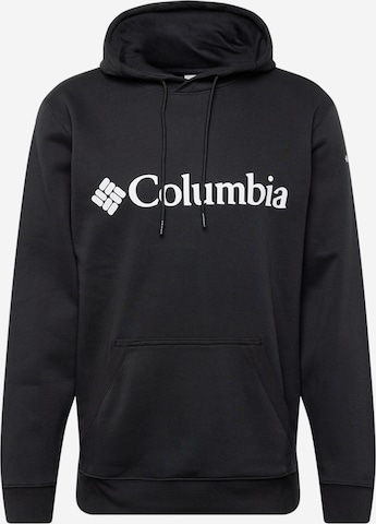 Sweat de sport COLUMBIA en noir : devant