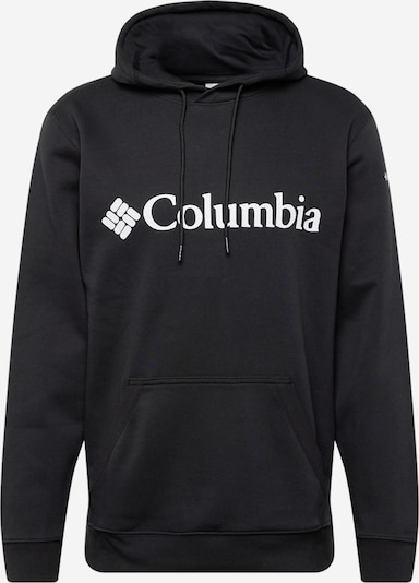 COLUMBIA Sportsweatshirt in de kleur Zwart / Wit, Productweergave