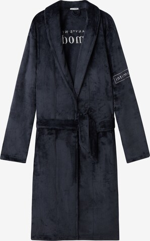 INTIMISSIMI Long Bathrobe in Blue: front
