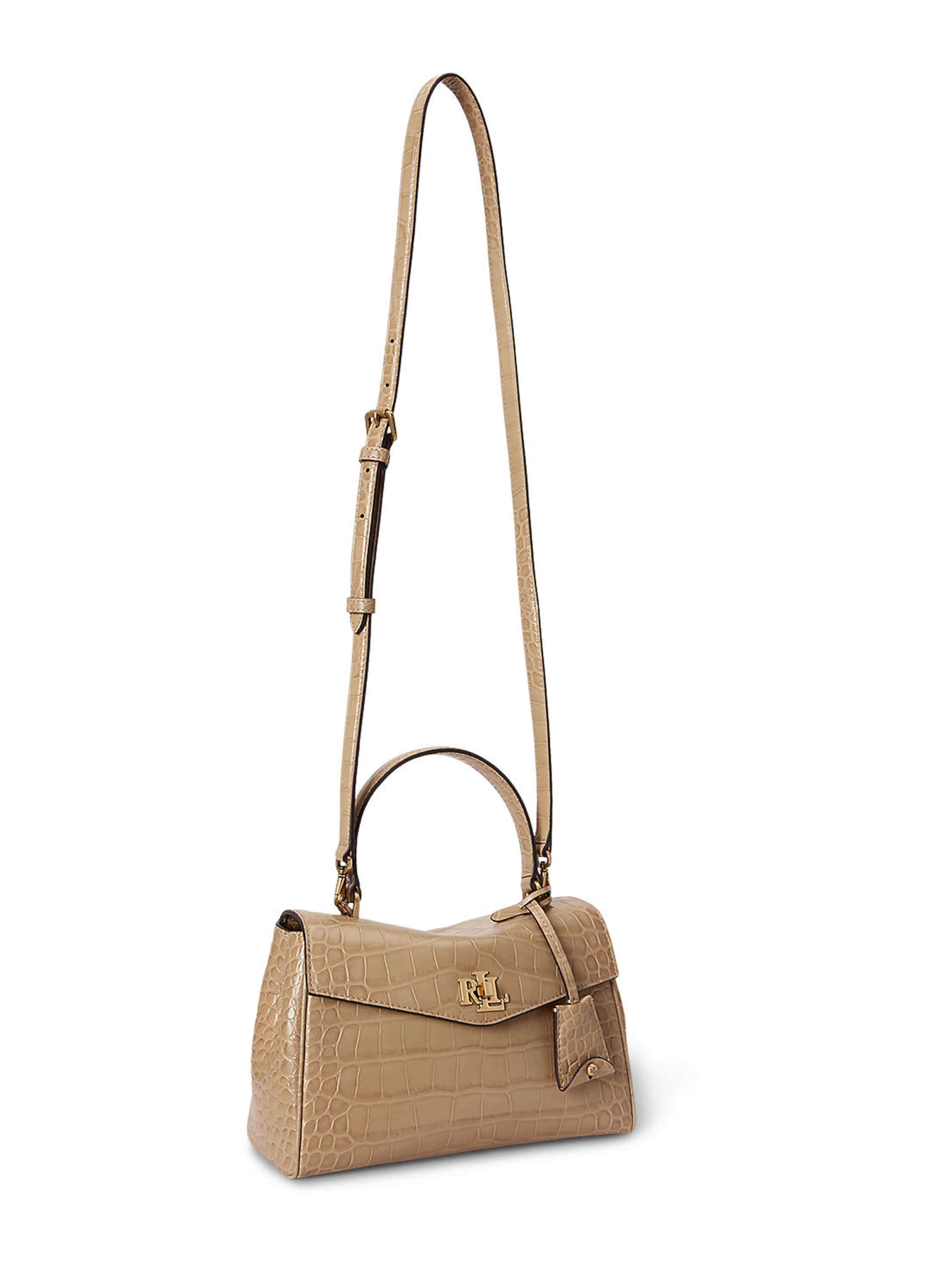 Lauren Ralph Lauren Ročna torbica 'Farrah' | rjava barva