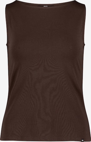 zero Top in Braun: Vorderseite