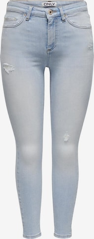ONLY Skinny Jeans 'BLUSH' in Blauw: voorkant