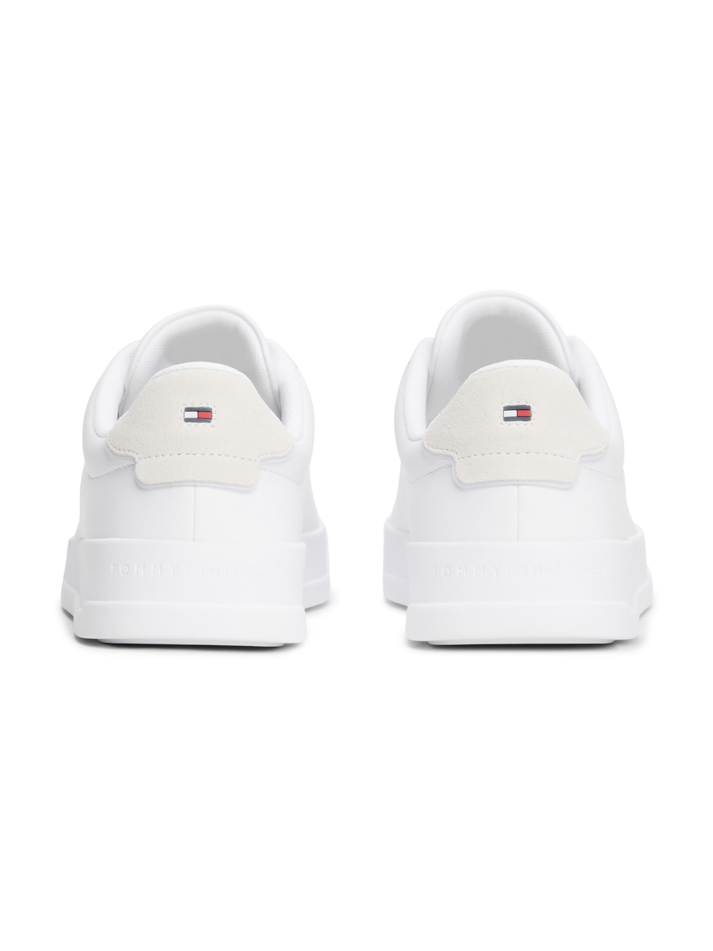 TOMMY HILFIGER Σνίκερ χαμηλό 'Court Ess' σε λευκό