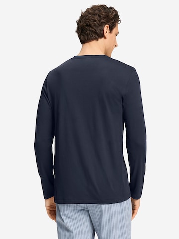 Hanro Shirt ' Night & Day ' in Blauw