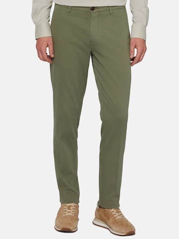 Coupe slim Pantalon Boggi Milano en vert : devant