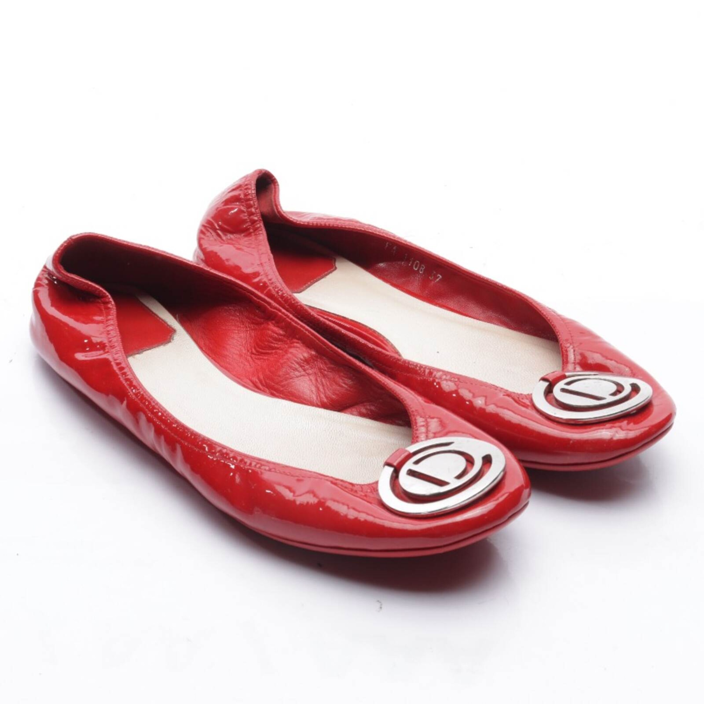 Dior Halbschuhe 37 in Rot: Vorderseite