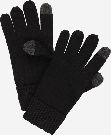 HUNTER Prstové rukavice – černá: přední strana