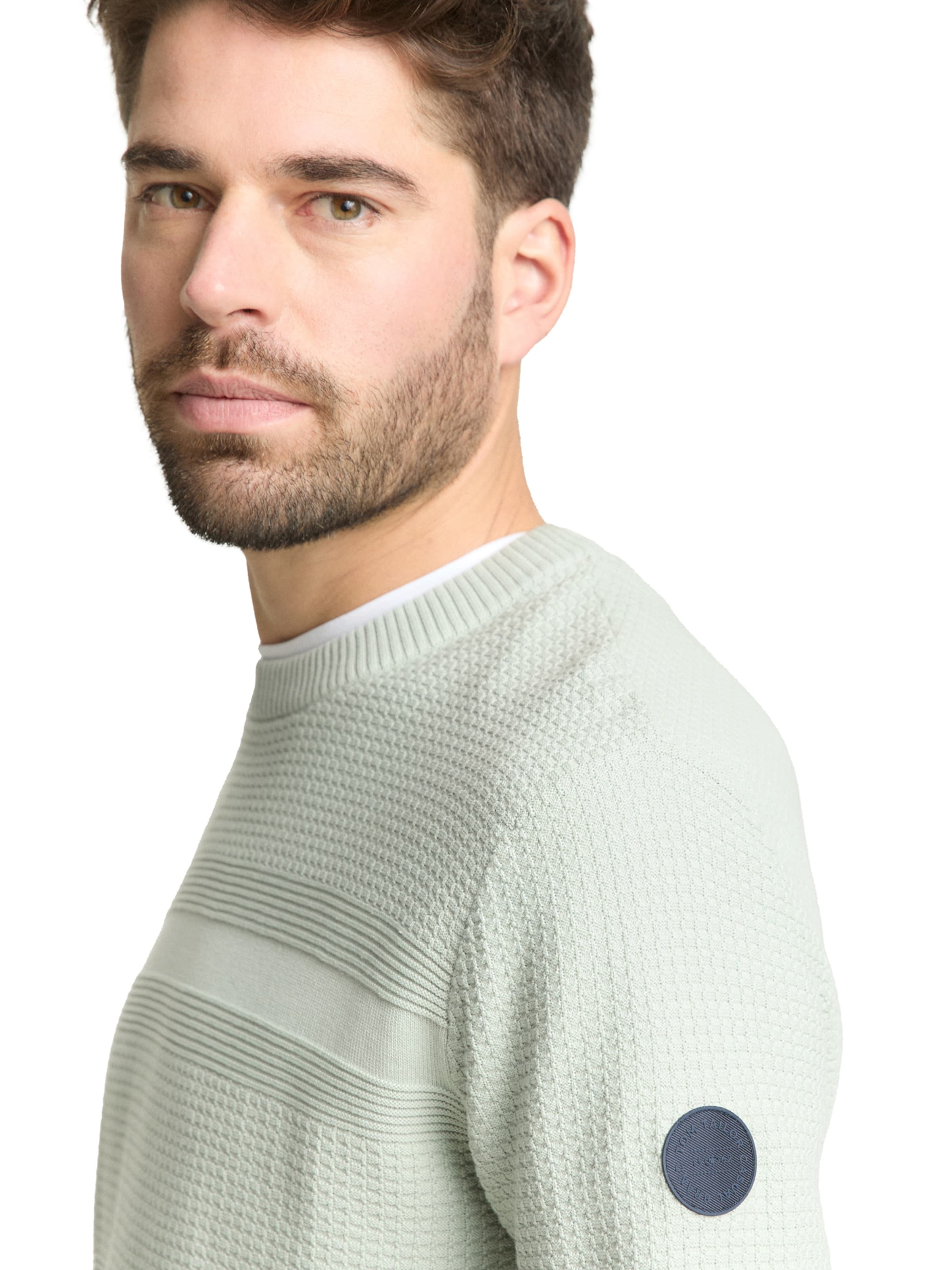 Pulover de la TOM TAILOR pe verde