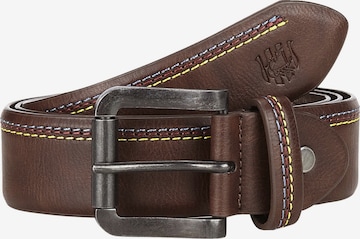 Jan Vanderstorm Belt ' Nickels ' in Brown: front