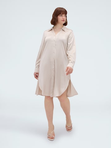 Abito camicia di Fiorella Rubino in beige