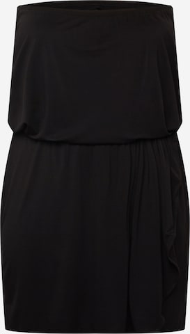 Urban Classics Dress in Black: front