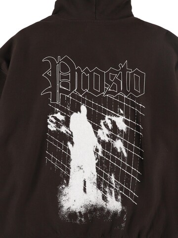 Prosto Sweatshirt 'Shadow Washed' in Schwarz