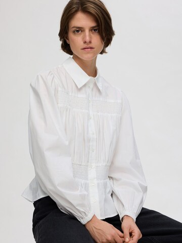 SELECTED Bluse in Weiß