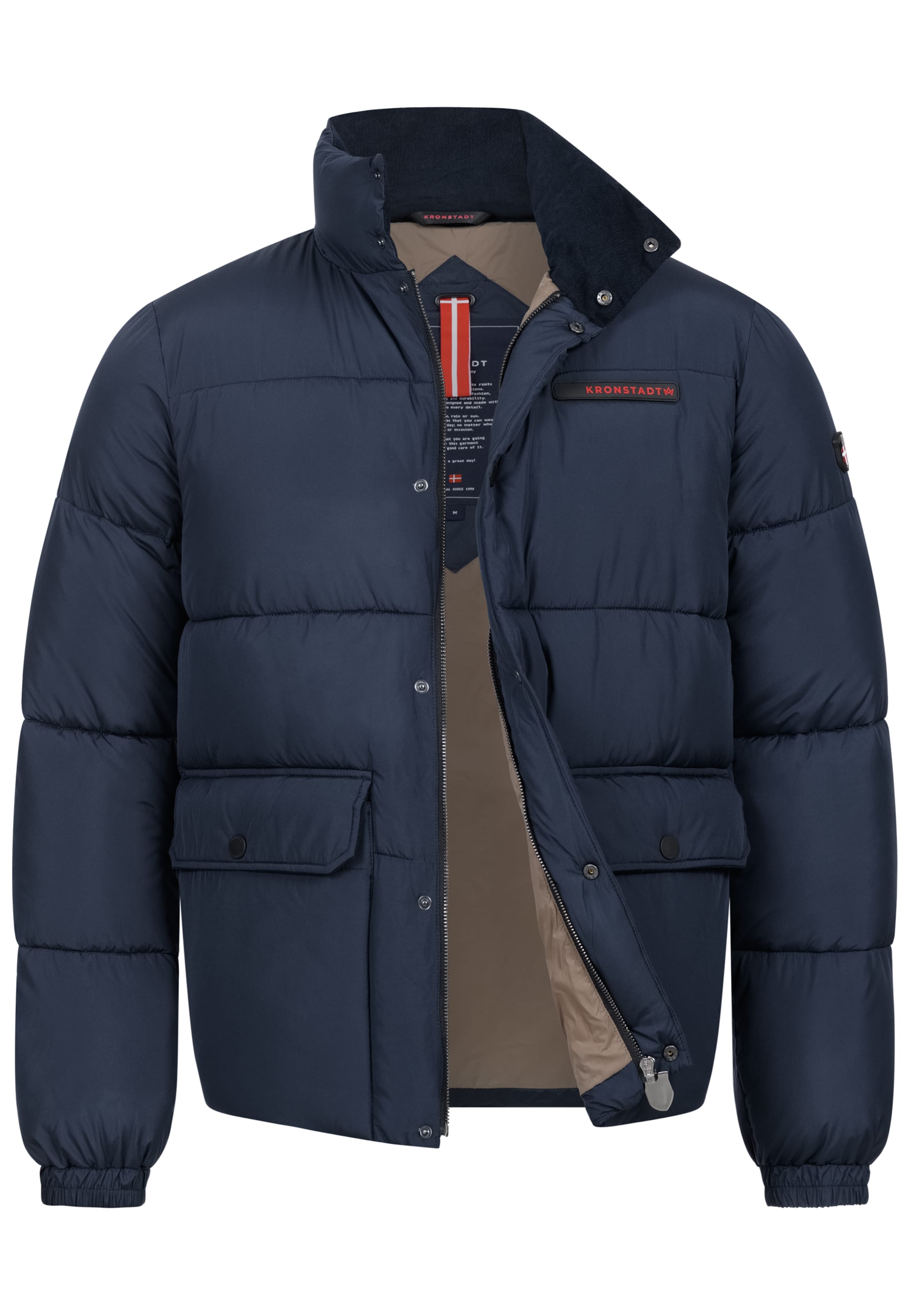 Kronstadt Winter jacket ' Stevens' in Blue: front