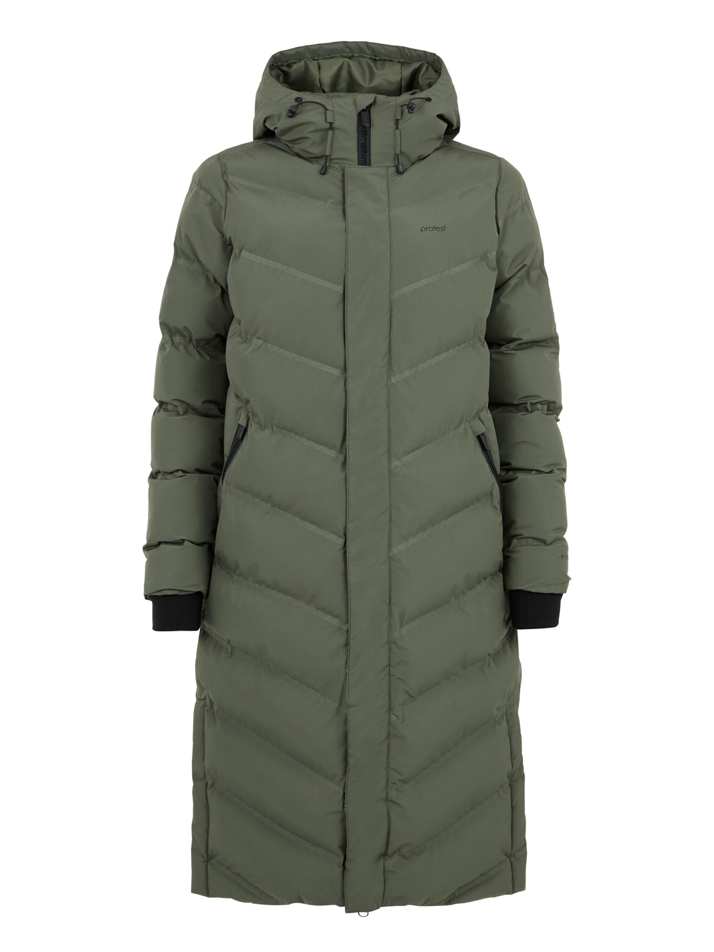 PROTEST Winterjacke 'PRTBANKSOS'‌‌‌‌‌ in Grün: Vorderseite