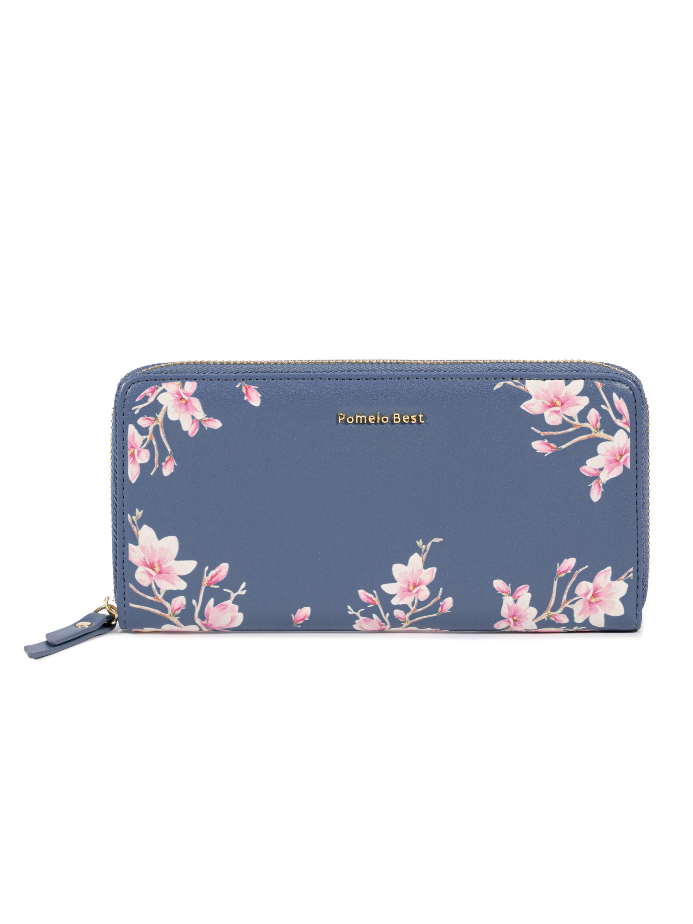 Portamonete 'Pomelo Best Portemonnaie Damen mit Blumenprint' di Pomelo Best in blu: frontale