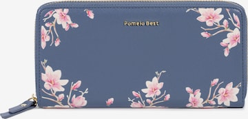 Portamonete 'Pomelo Best Portemonnaie Damen mit Blumenprint' di Pomelo Best in blu: frontale